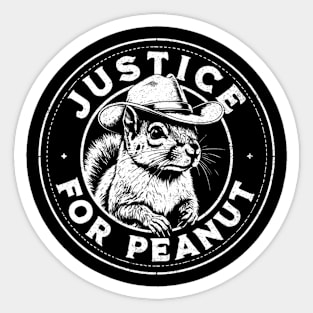 Justice For Peanut The Squirrel - P’nut PNut Peanut Squirrel Sticker